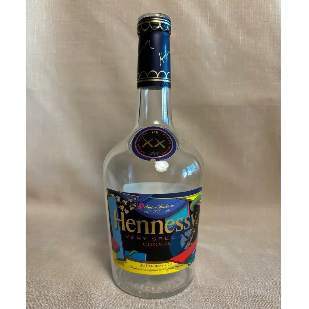 2011 Hennessy VS x KAWS Rare Limited Edition Collectible 750ml Bottle Empty